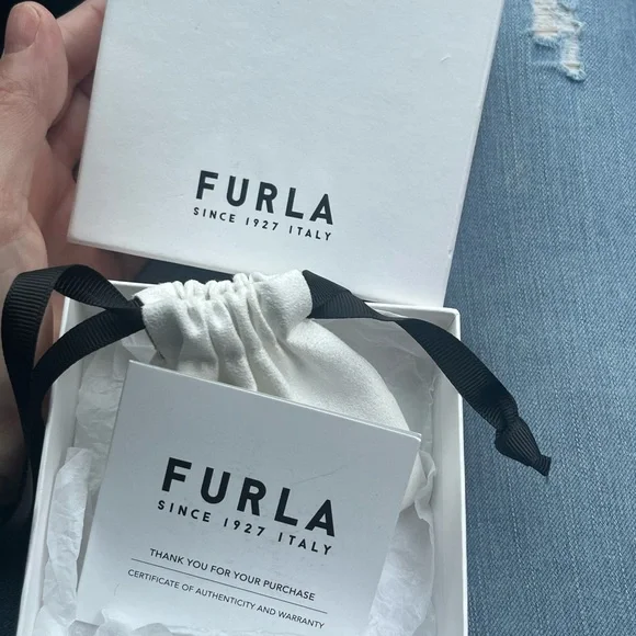 Furla Gold Chain Key Holder - Picture 14 of 16